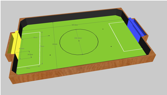 soccer robot arena